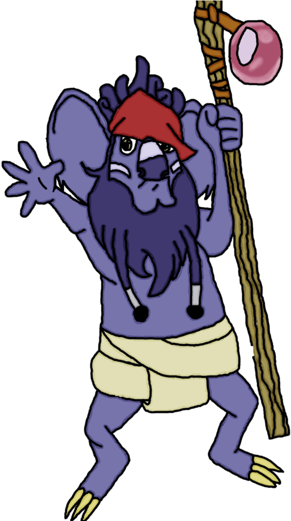 The Guru By Skiffykitten - Cartoon (765x1044)