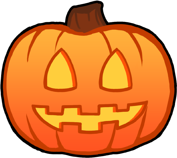 2d Pumpkin Art - Jack-o'-lantern (640x569)