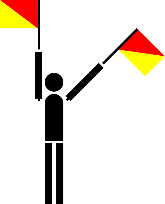 Free Semaphore Numerical - Semaphore Flags (800x728)