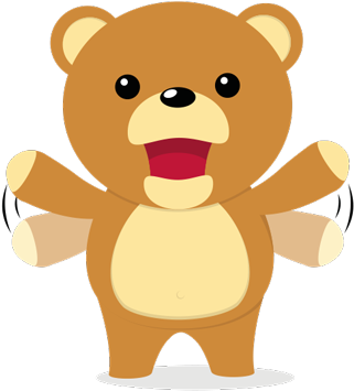 Cuddle Teddy Bear Stickers Messages Sticker-7 - Teddy Bear (408x408)