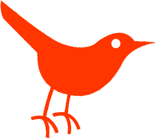 Follow Me On Twitter - Twitter Bird Icon (396x396)