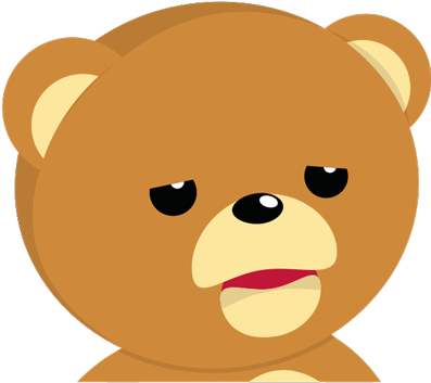 Cuddle Teddy Bear Stickers Messages Sticker-11 - Cartoon (408x408)