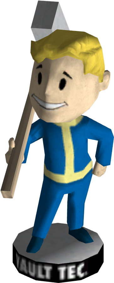 Fallout 3 Luck Bobblehead (500x1000)