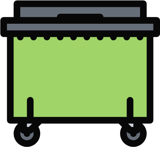 Dumpster Free Icon - Dumpster Icon (512x512)