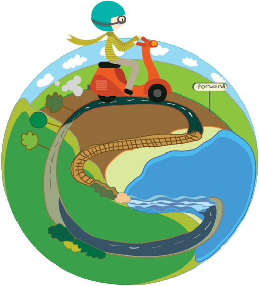 Life Is A Journey - Travel Around The World (600x600)