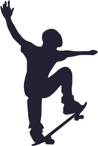 15 Minute Workout Skateboarding - Skateboarding Silhouette Png (512x512)