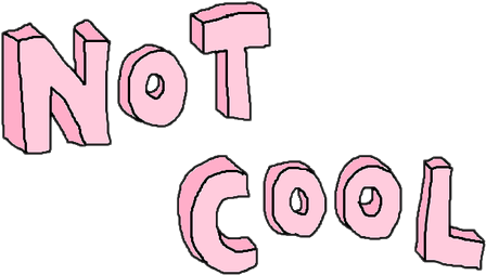 Related Clip Arts - Not Cool Transparent (500x323)