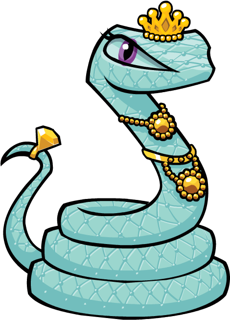 Pet Snake Cartoons And Comics - Cleo De Nile Snake (484x667)
