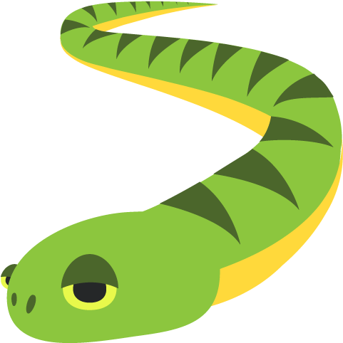 Snake Clipart Emoji - Cobra Emoji Png (512x512)