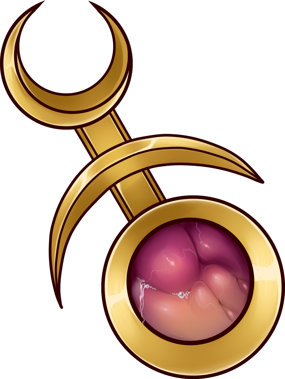 Banner, Arms, Picture Banner, Banners - Slaanesh Symbol (1140x1517)