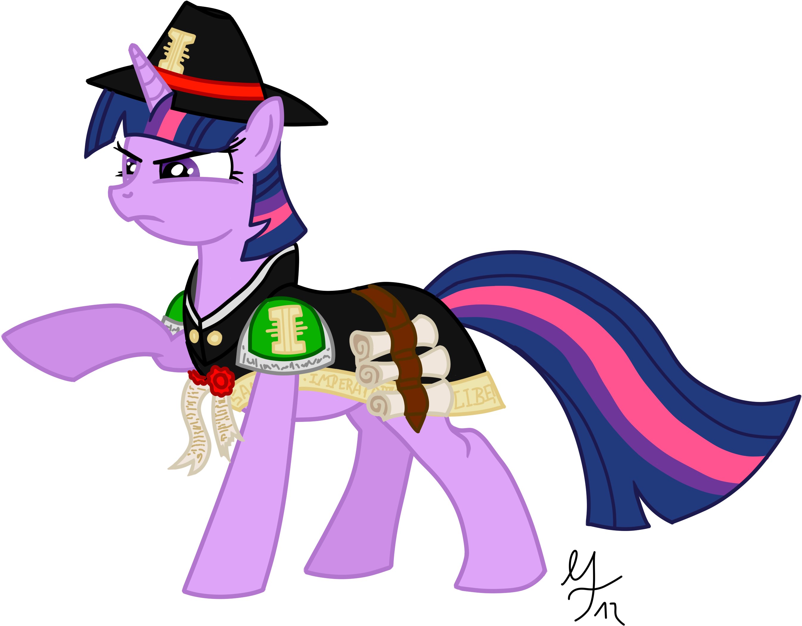 Dawn Of War Soulstorm Twilight Sparkle Derpy Hooves - Cartoon (3507x2480)