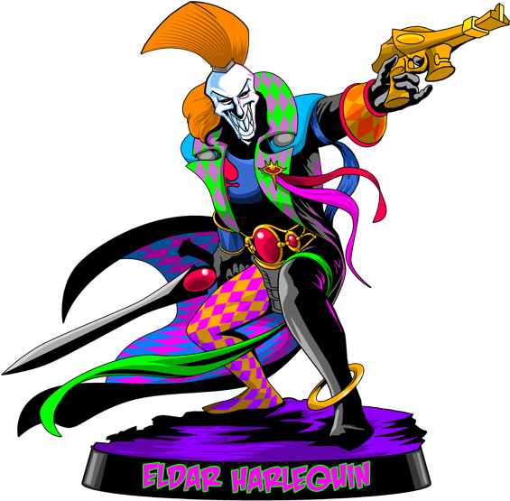 Harlequin Avatar - 40k Harlequin Troupe Metal (576x576)