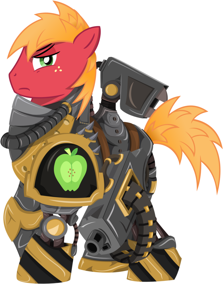 Ahrimatt, Big Macintosh, Crossover, Earth Pony, Heavy - Cartoon (1024x1024)