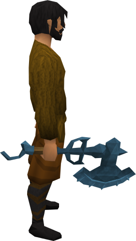 Rune Warhammer Equipped - Runescape Bronze Warhammer (281x497)