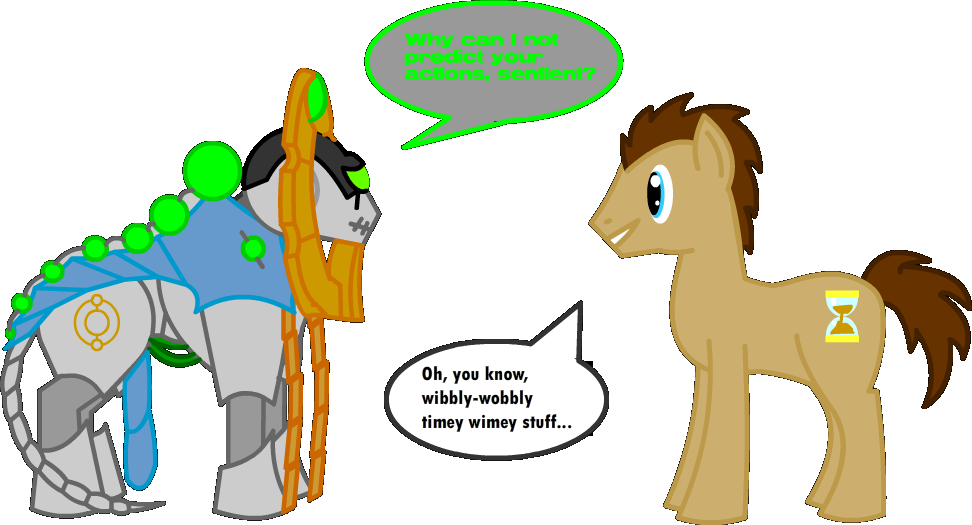 Dfodder, Doctor Whooves, Necron, Orikan The Diviner, - Cartoon (972x525)