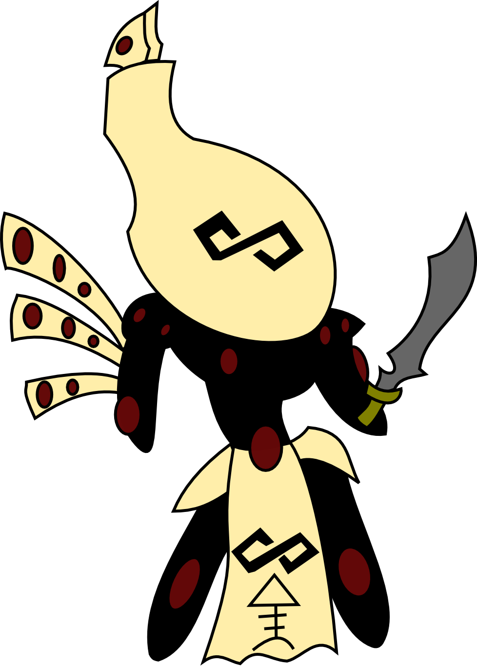 Vectored It, Tried Challenging Myself To Make It In - Cartoon (978x1366)
