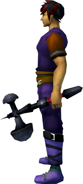 Requirements, Off-hand Black Warhammer Equipped - Oceans Archer Bow Token (289x636)