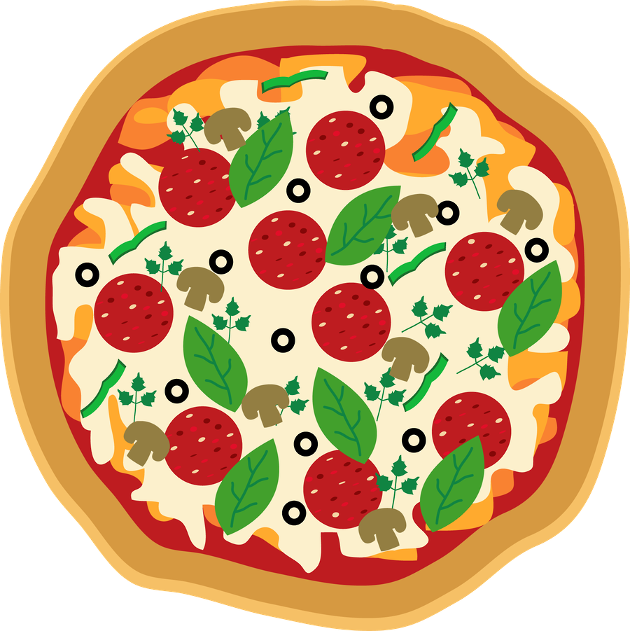 @luh-happy's Profile - Minus - Pizza Clipart (900x901)
