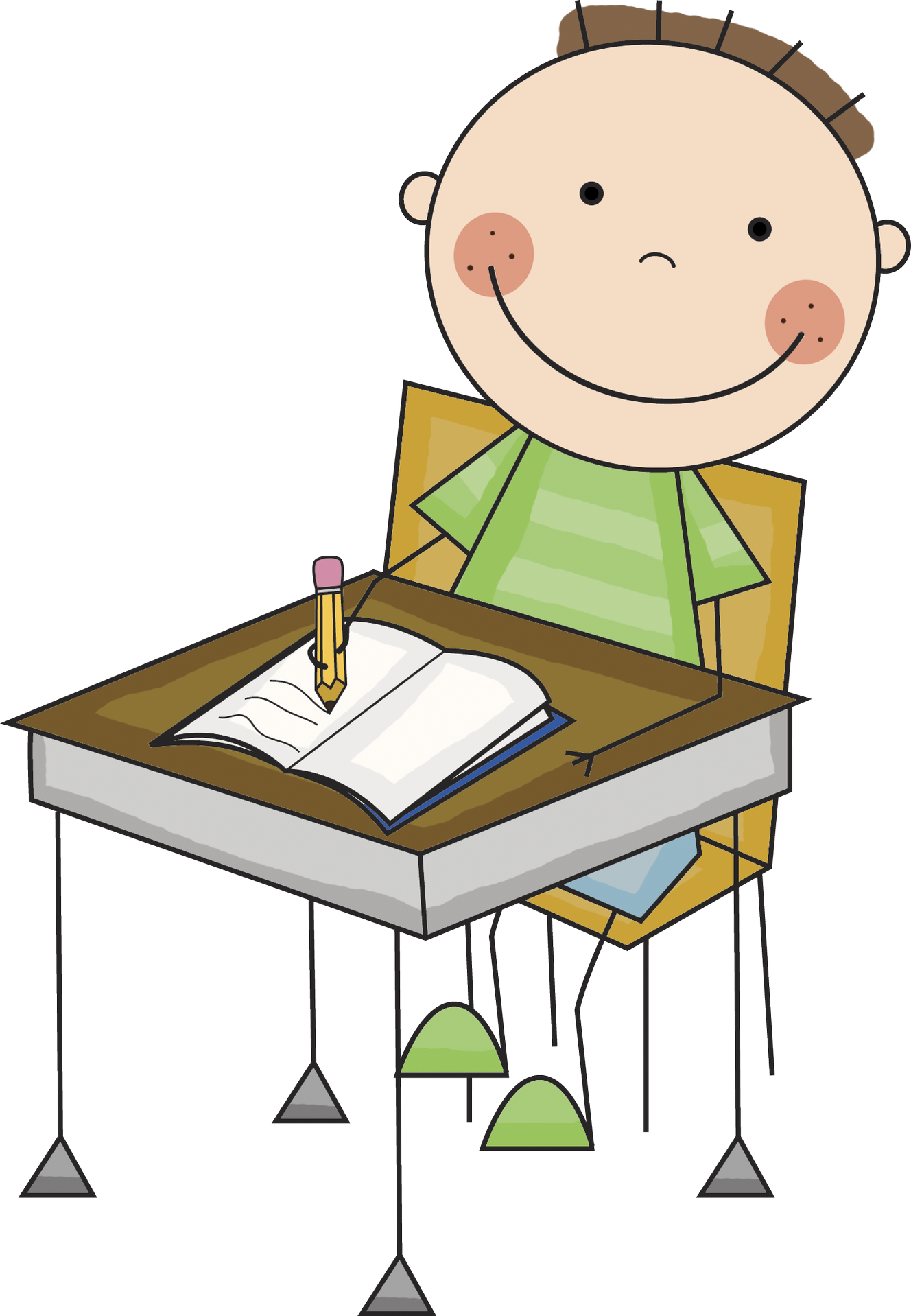 Clipart Of Write, Writing And Furniture - Persuasive Essay Clipart (1328x1918)