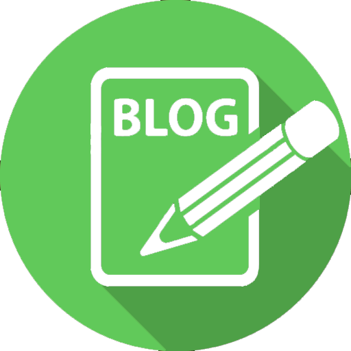 Blog Posts - White Blog Icon (512x512)