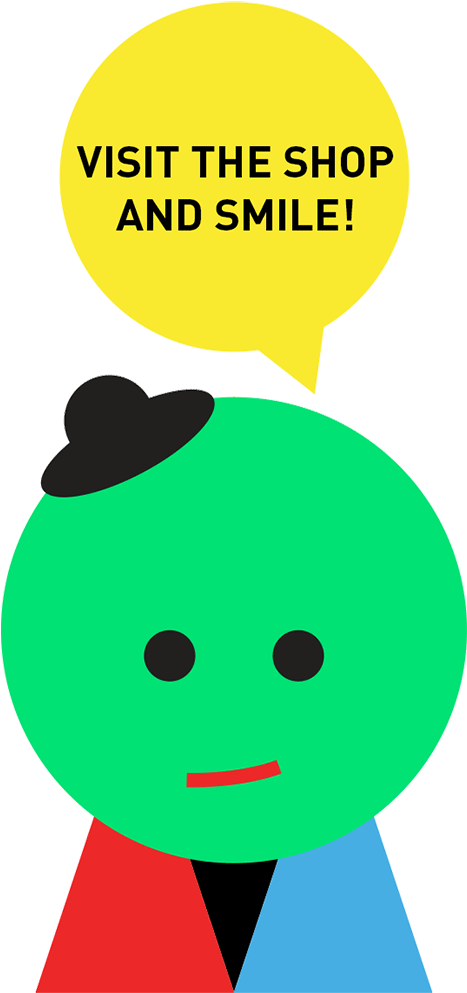 Visit The Shop Gif - Smiley (466x1085)