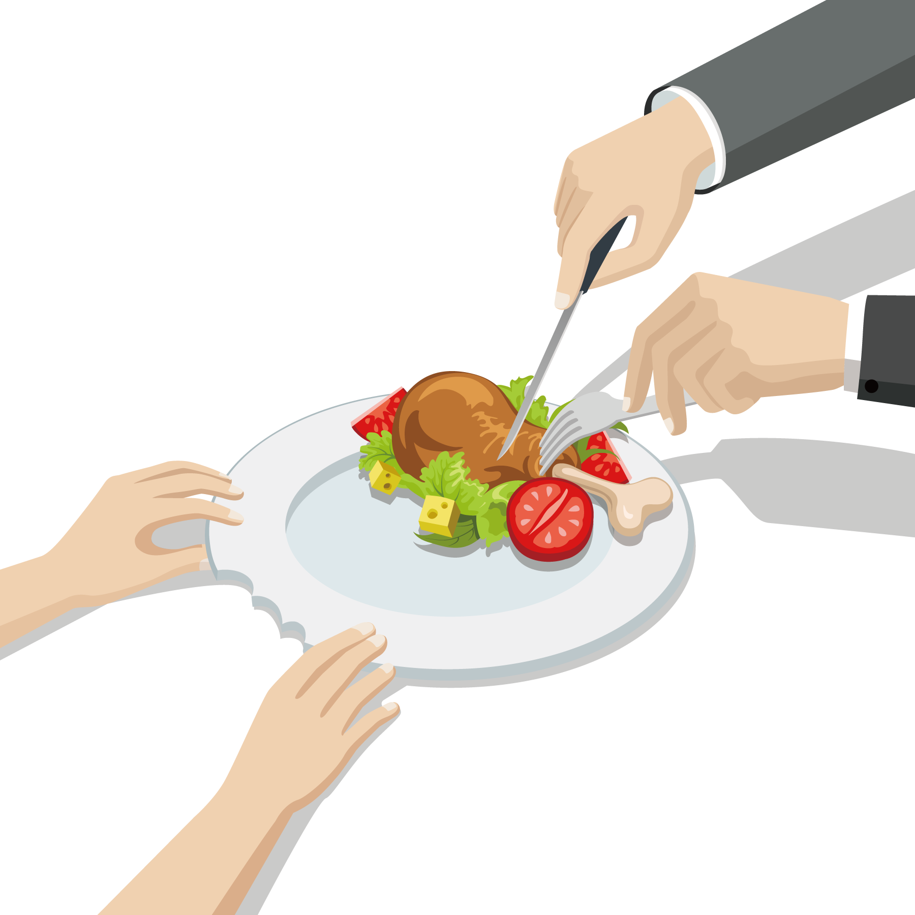 Chicken Thighs Illustration - Gelato (1800x1800)