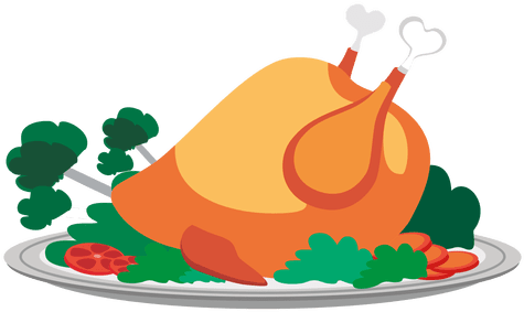 Online Food Ordering Food Delivery Restaurant - Dibujo De Pollo Horneado Png (512x512)