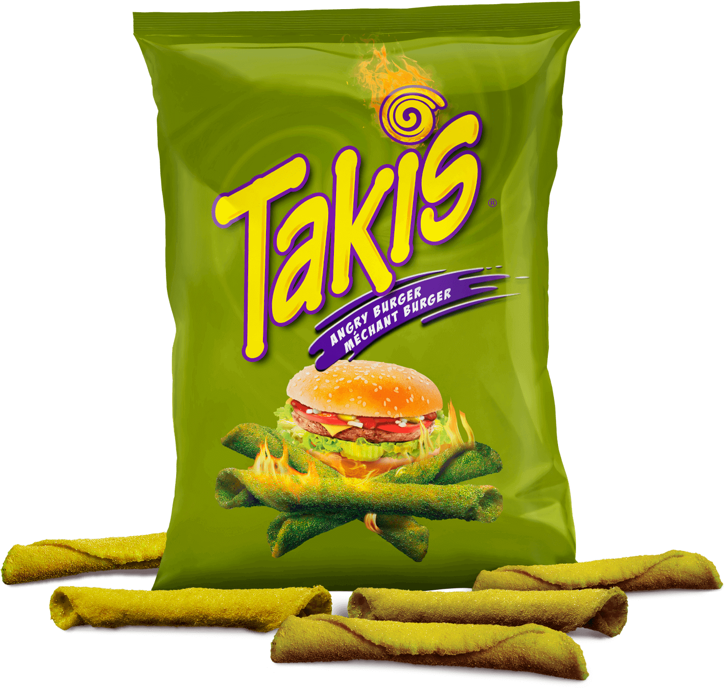 Takis Bag Angry Burger - Barcel Takis Tortilla Chips, Fuego - 9.9 Oz Pack (1546x1655)