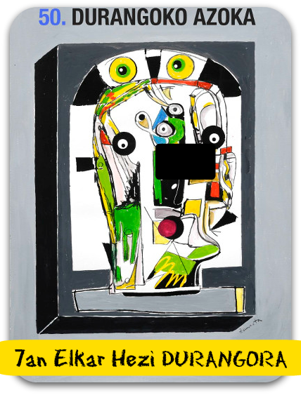 Abenduak 7, Elkar Hezitik Durangoko Azokara Goaz - Poster (428x563)