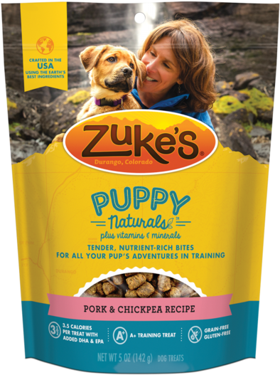 Zukes Puppy Naturals Grain Free Pork And Chickpea Dog - Zukes Zk24044 Purenz Bites Beef Lamb Food, 5 Oz (600x600)