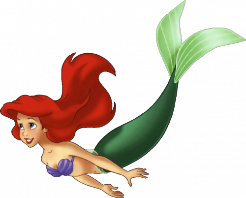 Mermaid Clipart Clipart Kid - Little Mermaid Clipart (500x402)
