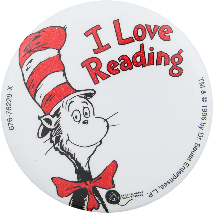 I Love Reading - Dr Seuss Characters (1000x973)