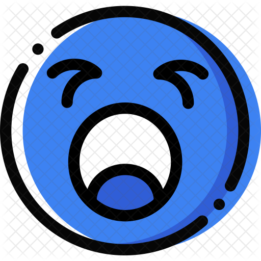 Yawning Icon - Dead Emoji Png (512x512)