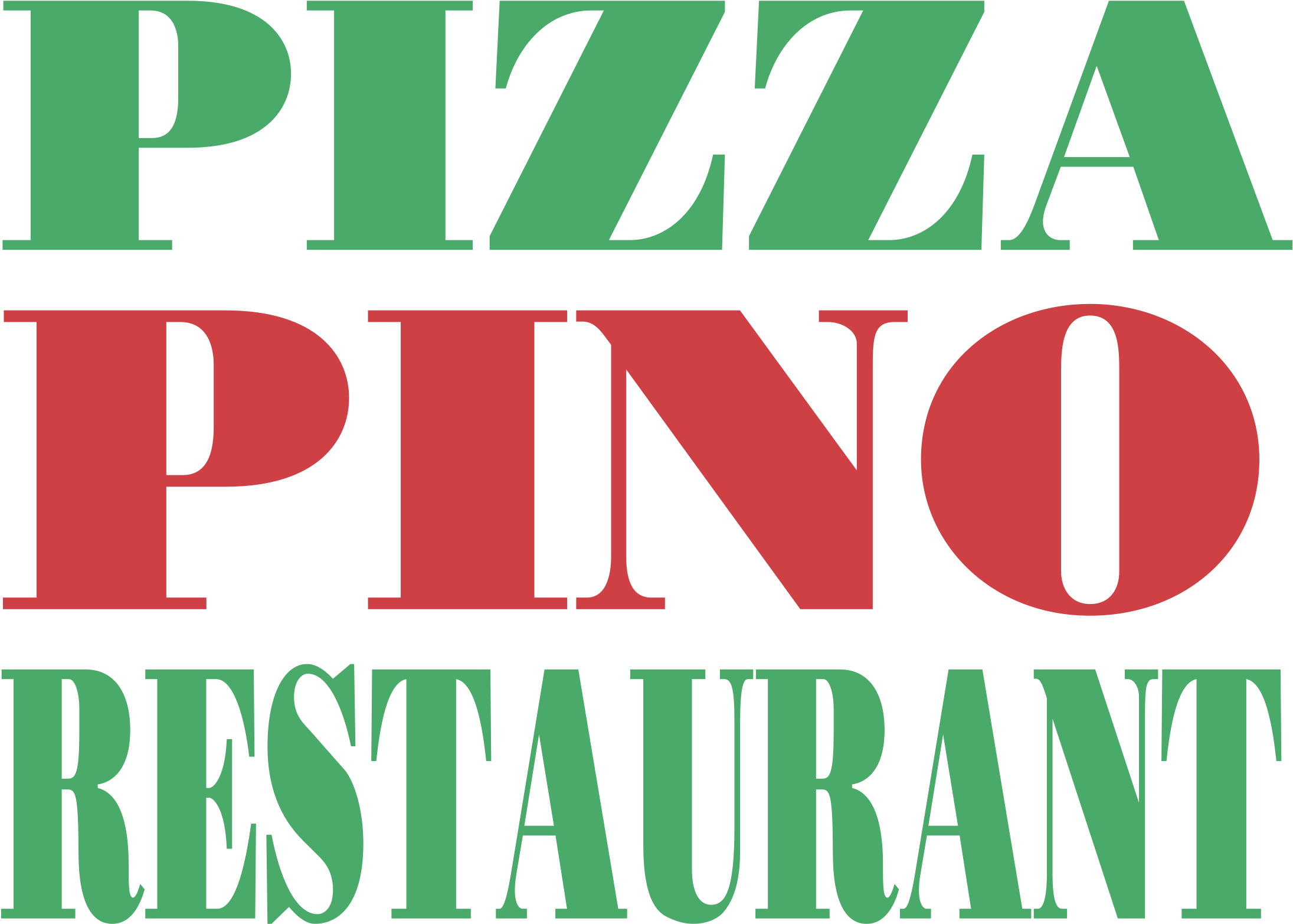 Pizza Pino Restaurant Logo Logo Png Transparent - Ets Express Inc 20 Oz. H2go Vue (2400x2400)