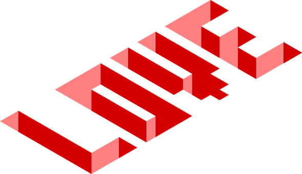 Love The Inscription Valentine's Day Feeli - Graphic Design (589x340)