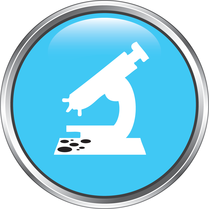 We Actively Help Reducing The Risk Of Infection In - Microscope Icon (866x866)