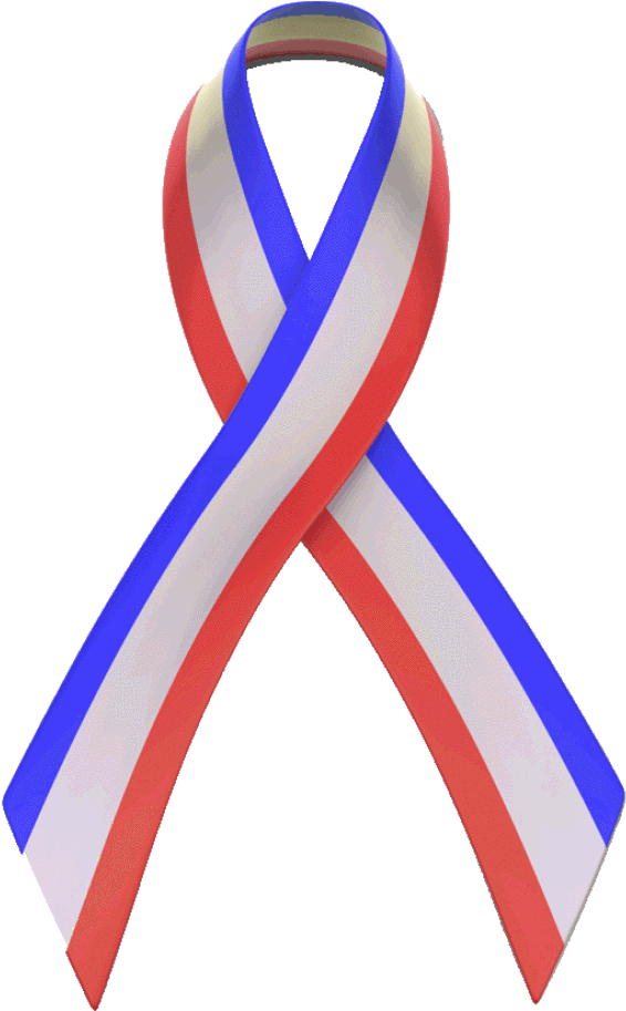 Graphics For Blue Awareness Ribbon Graphics - Blue White Red Ribbon (640x997)