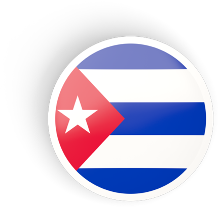 Illustration Of Flag Of Cuba - 古巴 国旗 圆 形 (640x480)