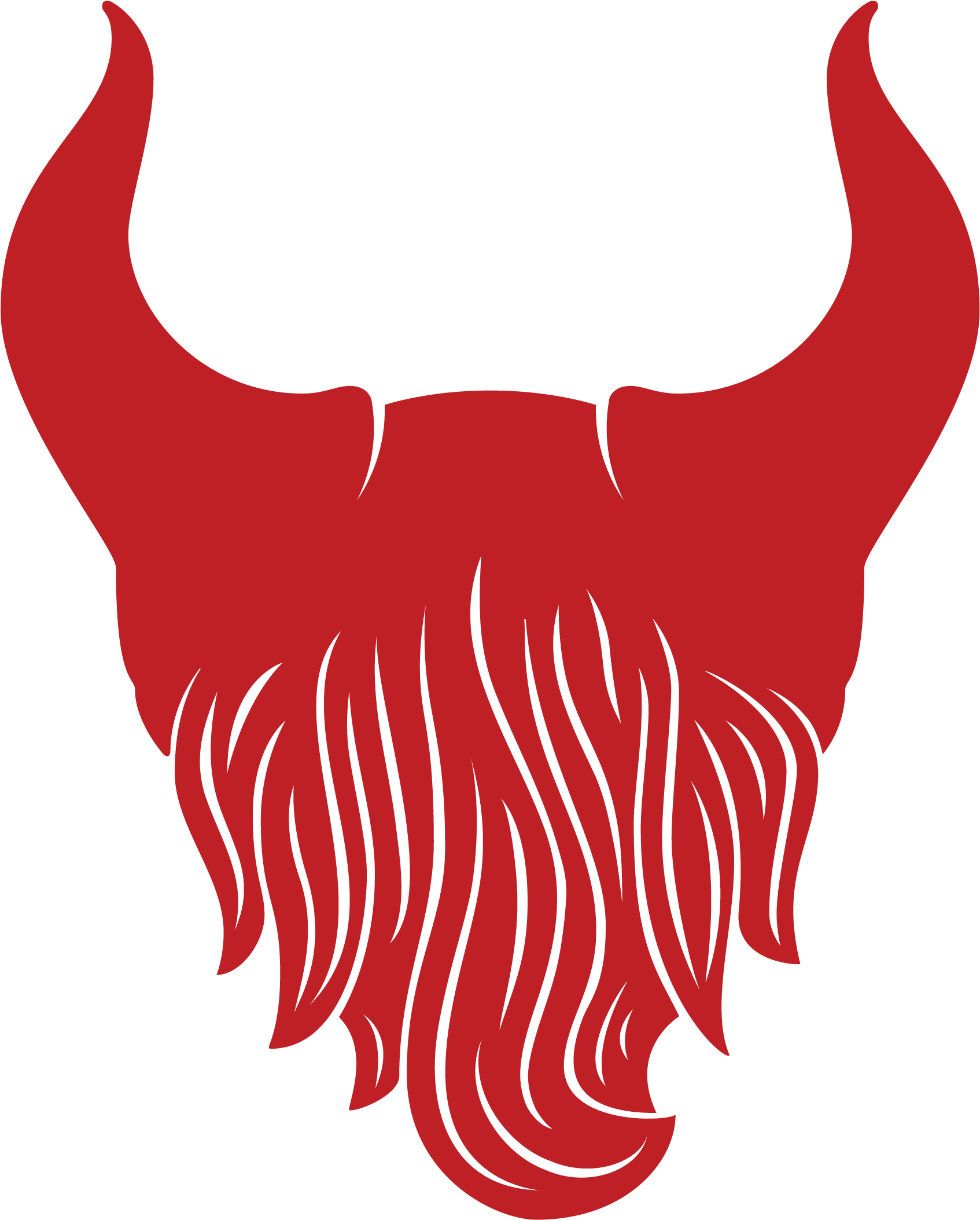 Beard Sticker Man Clip Art - Red Beard Sticker (1797x2300)