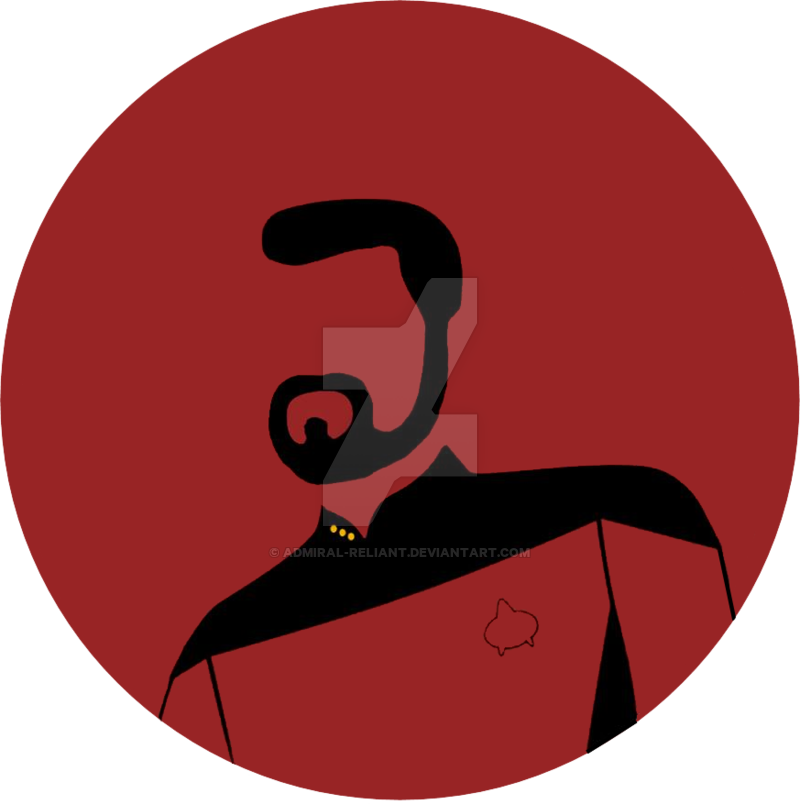 Uss Riker's Beard Logo By Admiral-reliant - Staten Island Ferry (800x804)