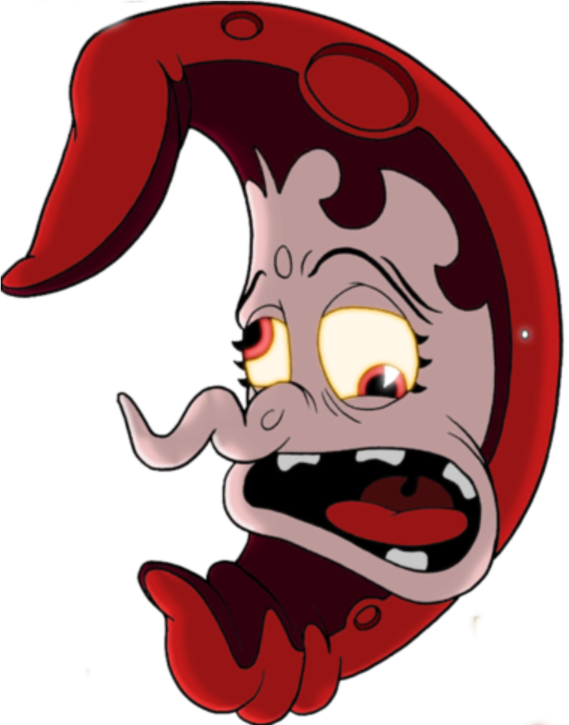 Hilda Berg Knockout - Cuphead Hilda Berg Knockout (569x725)