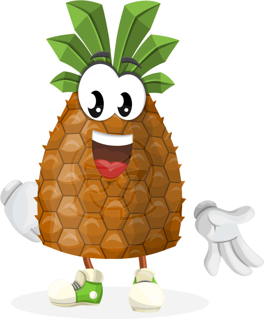 Pineapple Juicy Vectors, Photos And Psd Files - Cartoon (957x1060)