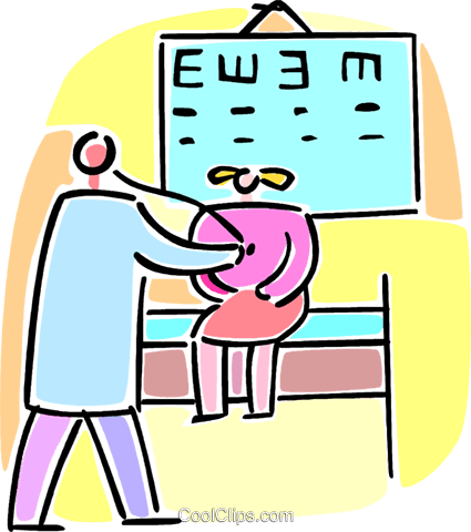 Girl At The Doctor's Office Royalty Free Vector Clip - Clip Art (425x480)