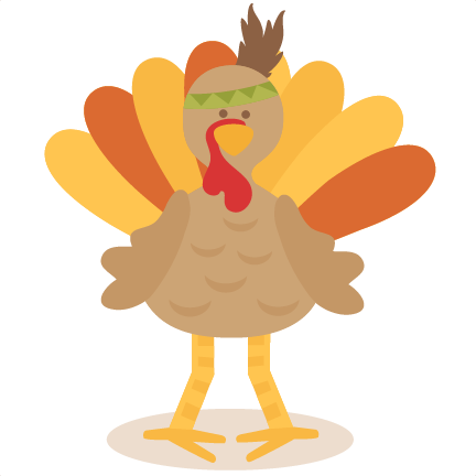 Turkey Thanksgiving Svg Scrapbook Cut File Cute Clipart - Cute Turkey Clipart (432x432)