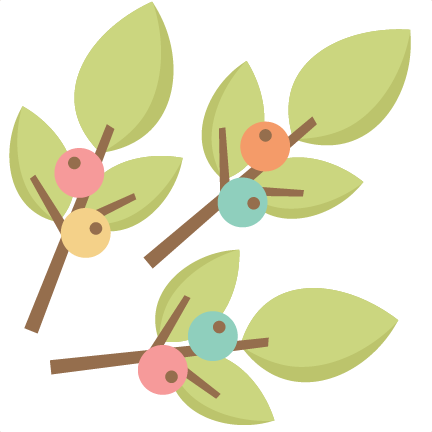 Twigs With Berries Svg Cutting Files For Scrapbooking - Scrapbooking Svg Mason Jar Cutting Files (432x432)