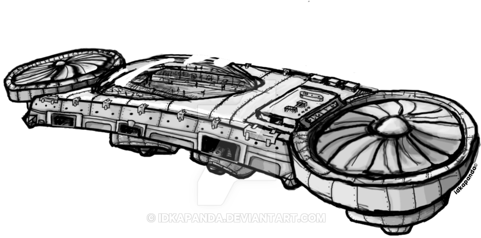 Space Ship Concept Art By Idkapanda Space Ship Concept - Sketch (1024x1024)