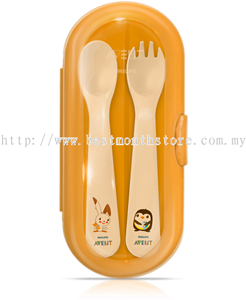 Tommee Tippee Heat Sensing Weaning Bowl Best Product - Avent Toddler Feed Fork Spoon Travel Set (494x435)