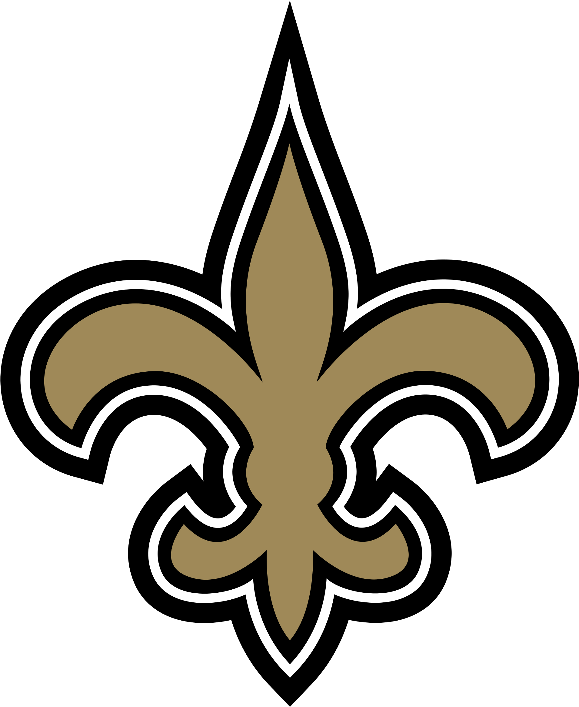New Orleans Saints - New Orleans Saints Logo Png (2000x2427)