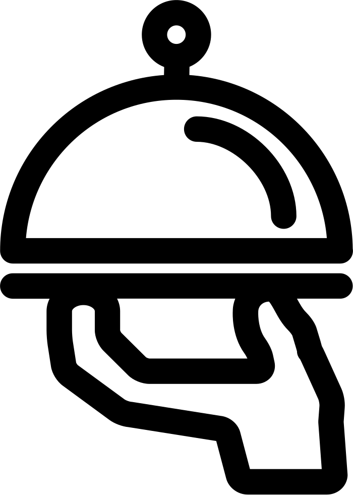 Cooking, Food, Hotel Service, Service, Waiter Icon - Servicio De Comida Png (700x981)