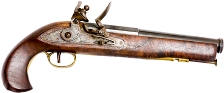 Tower Pistol,pistol,tower Flintlock,japanese,black - Old Fashioned Toy Gun (500x333)